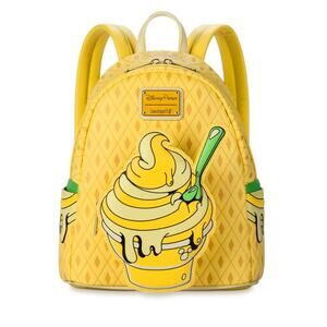 Disney Parks Eats Pineapple Swirl Dole Whip Loungefly Mini Backpack